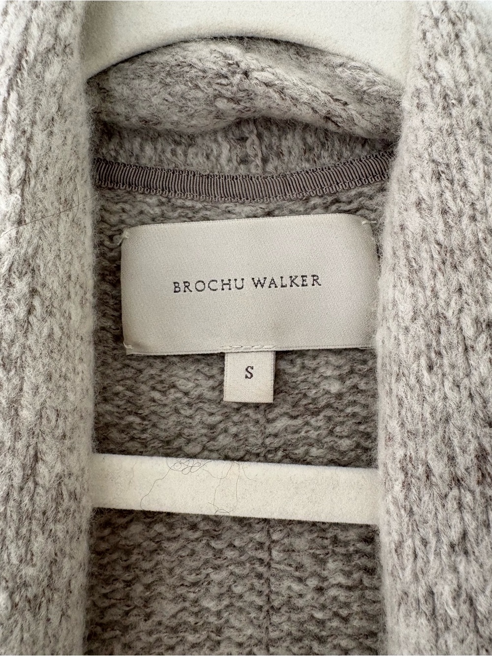 Brochu Walker Long Fringe Hem Open Front Sweater - Light Gray - Picture 5 of 7